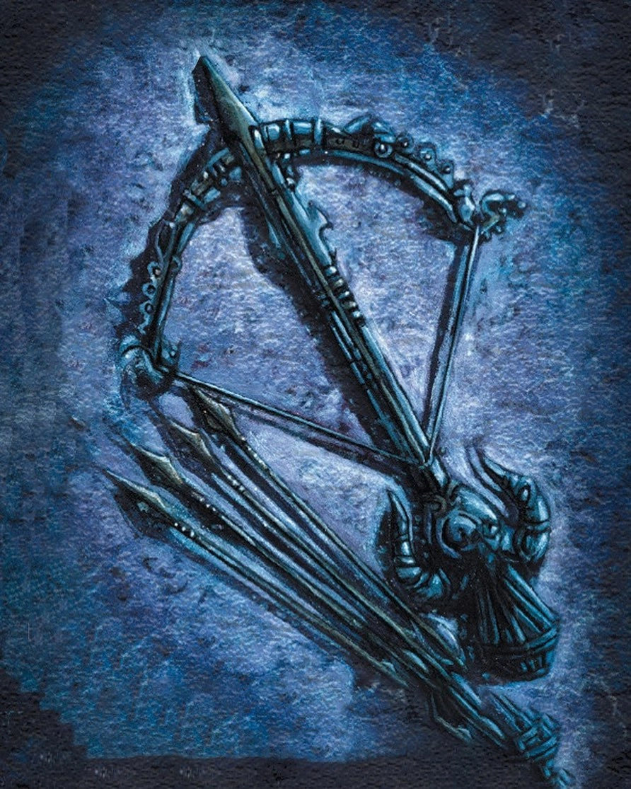 Ilustración de la baraja CazadorPegador
